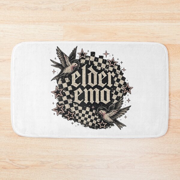 Item preview, Vintage Elder Emo Aesthetic Distressed Checkered Pattern With Birds Aesthetic Design designed and sold by YubitaLeLe.