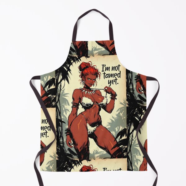 Item preview, Jungle Pinup Redhead Not Tamed Yet designed and sold by HappyOops.