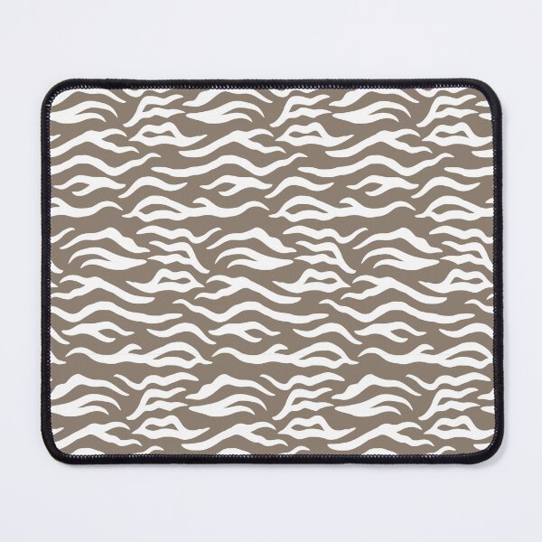 Item preview, Taupe and White tiger print designed and sold by pattern-archive.