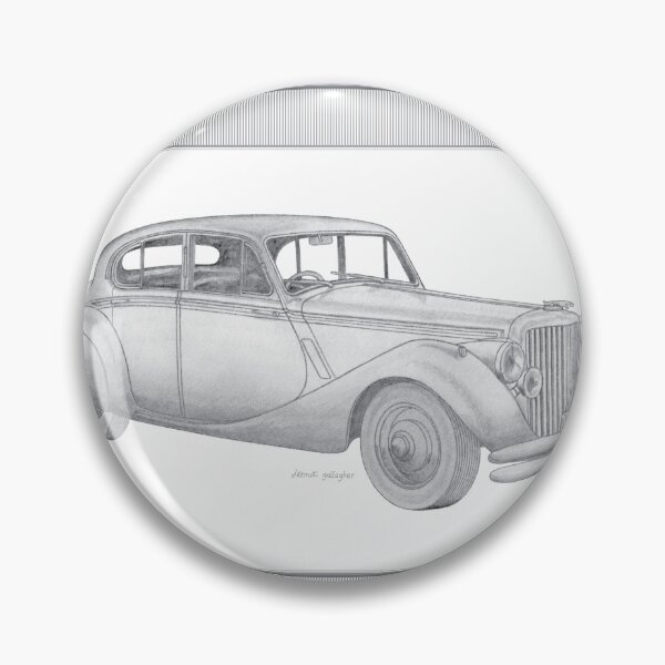 Item preview, Jaguar Mk5 4 Door Saloon Hand-drawn designed and sold by Classic Car Art Drawings.