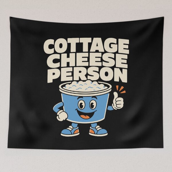 Item preview, Cottage Cheese Era High Protein Snack Foodie Gift designed and sold by AndreasMei.