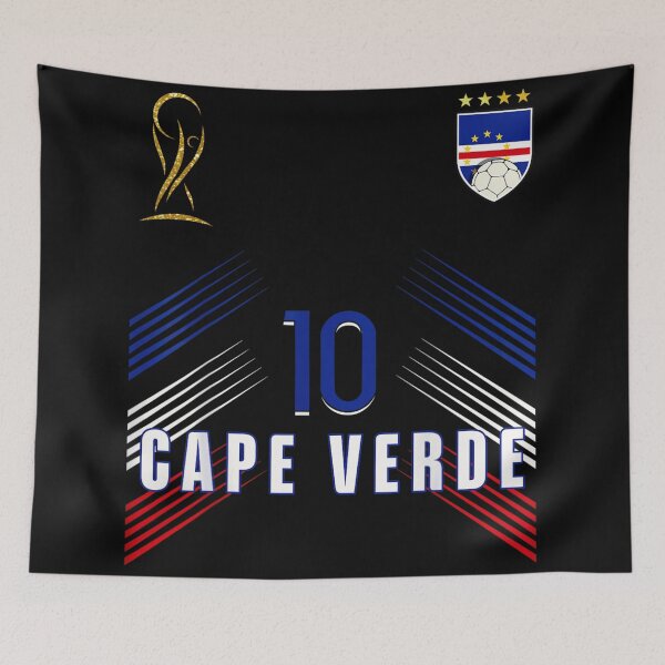 Item preview, Cape Verde Football Jersey Number 10 National Soccer Team World Cup Design designed and sold by WilliaMaler.