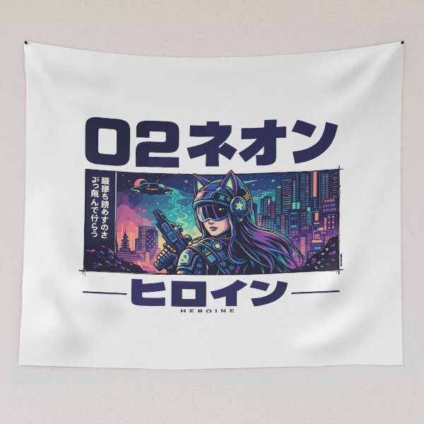 Item preview, Cyberpunk Heroine T-Shirt designed and sold by Matinez Pink.