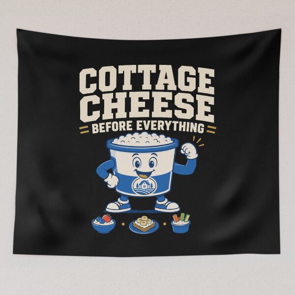Item preview, Cottage Cheese Era High Protein Snack Foodie Gift designed and sold by AndreasMei.