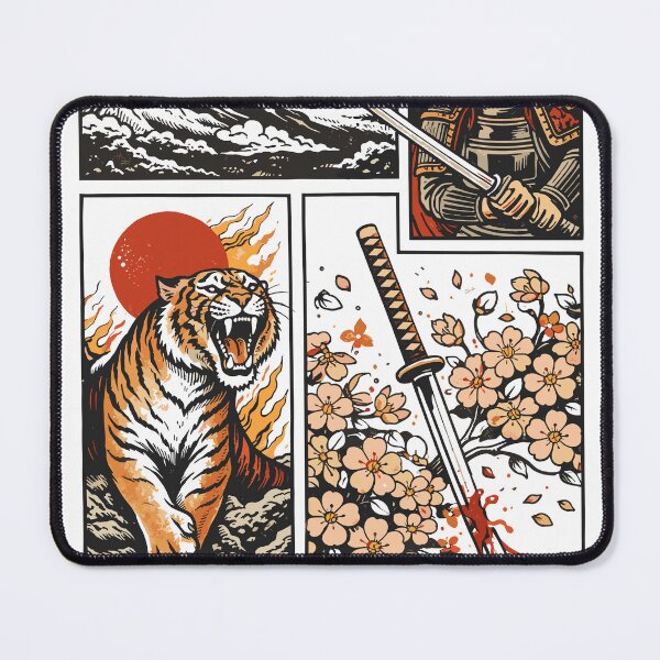 Item preview, Samurai Warrior Tiger Sword designed and sold by Matinez Pink.