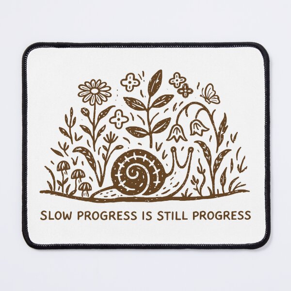 Item preview, Slow Progress Snail T-Shirt designed and sold by Matinez Pink.