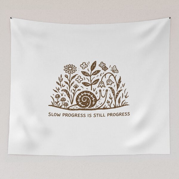 Item preview, Slow Progress Snail T-Shirt designed and sold by Matinez Pink.