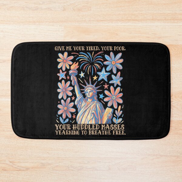 Item preview, Statue Of Liberty Give Me Your Tired Your Poor Huddled Masses Design designed and sold by WilliaMaler.