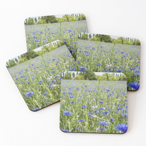 Item preview, Summer Wildflowers - Sea of Blue Cornflowers designed and sold by alicjamiekina.