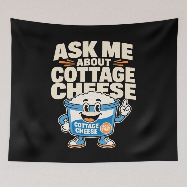Item preview, Cottage Cheese Era High Protein Snack Foodie Gift designed and sold by AndreasMei.