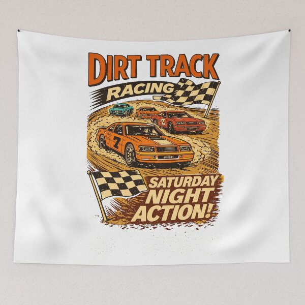 Artikelvorschau, Dirt-Track-Rennen Samstagabend entworfen und verkauft von Matinez Pink.