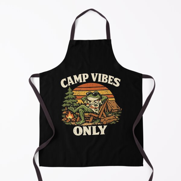 Item preview, Camp Vibes Only Frog Camping designed and sold by afr-saad.