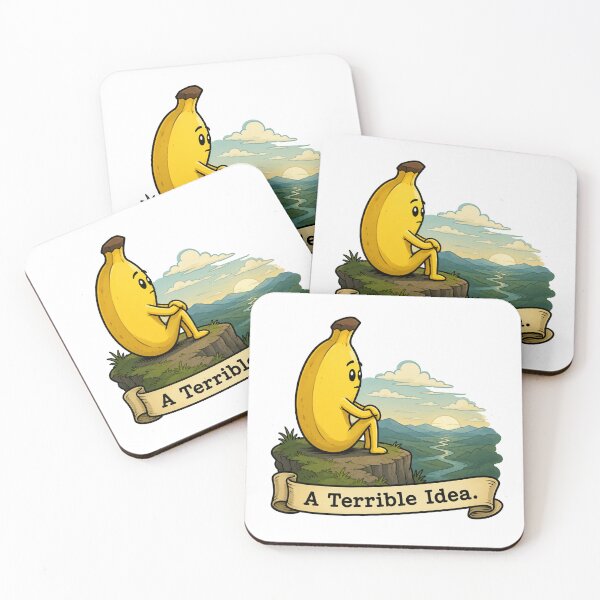 Item preview, A Terrible Idea Funny Banana Design designed and sold by MonkiFlipp.