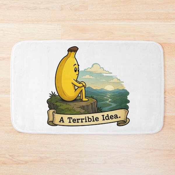 Item preview, A Terrible Idea Funny Banana Design designed and sold by MonkiFlipp.