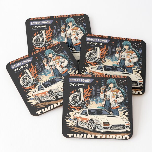 Item preview, Japanese Turbo Queen Twin Turbo Drift designed and sold by Matinez Pink.