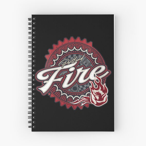 Item preview, Vintage Portland Fire Mechanical Engine Gear Flame Retro Motorbike Graphic Design designed and sold by WilliaMaler.