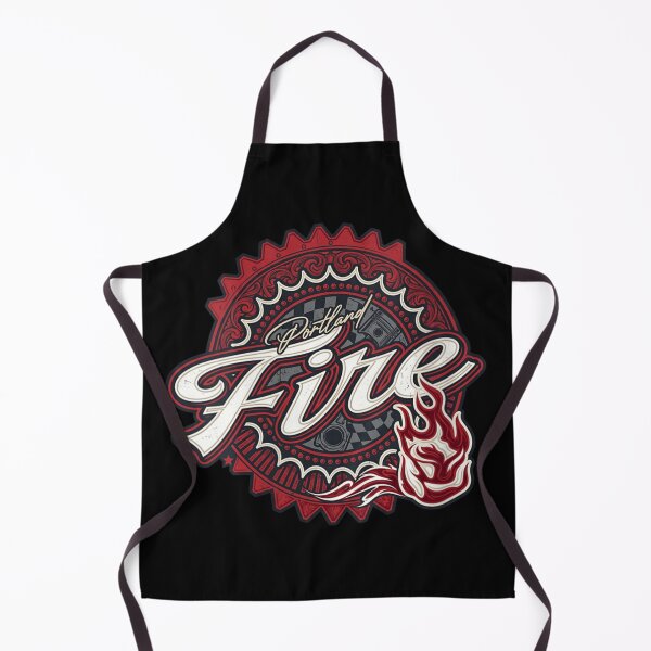 Item preview, Vintage Portland Fire Mechanical Engine Gear Flame Retro Motorbike Graphic Design designed and sold by WilliaMaler.