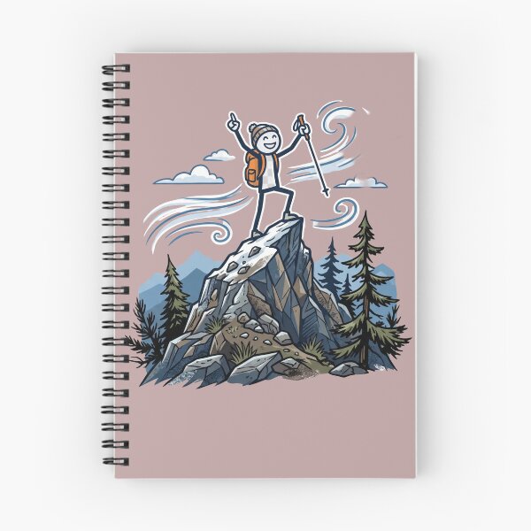 Item preview, Mountain Mood – Higher Every Day Stickman Adventure designed and sold by Chroma Dreams .