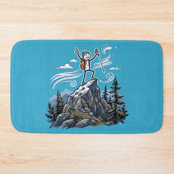 Item preview, Mountain Mood – Higher Every Day Stickman Adventure designed and sold by Chroma Dreams .