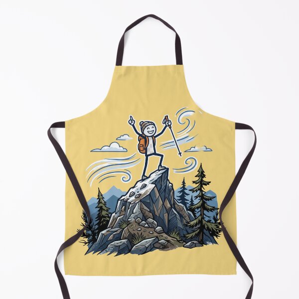 Item preview, Mountain Mood – Higher Every Day Stickman Adventure designed and sold by Chroma Dreams .