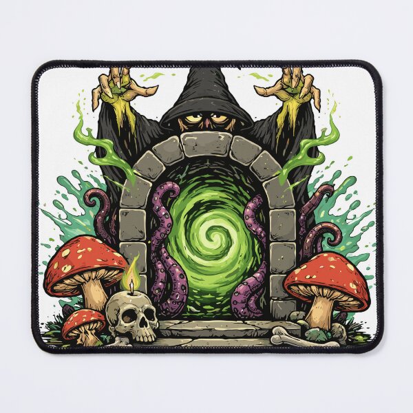 Item preview, Witch Door Fantasy T-Shirt designed and sold by Matinez Pink.