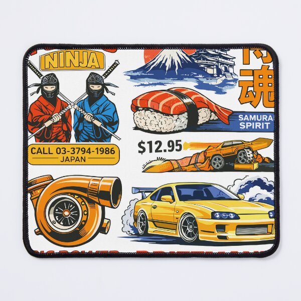 Item preview, Tokyo Ninja Drift Car T-Shirt designed and sold by Matinez Pink.