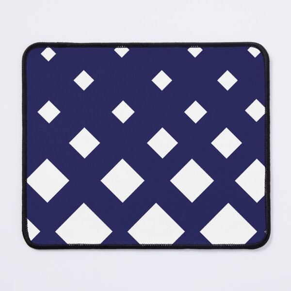 Item preview, Midnight Matrix - Blue Geometric Pattern designed and sold by WhiteMuse.