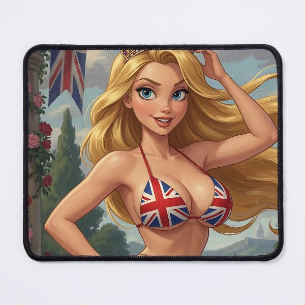 Item preview, British Pinup Union Jack Bikini Crown designed and sold by HappyOops.