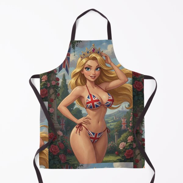 Item preview, British Pinup Union Jack Bikini Crown designed and sold by HappyOops.
