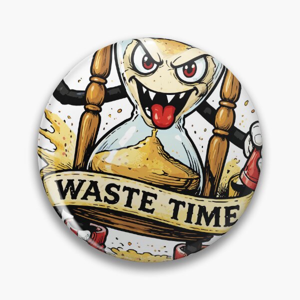 Item preview, Time Waster Hourglass T-Shirt designed and sold by Matinez Pink.