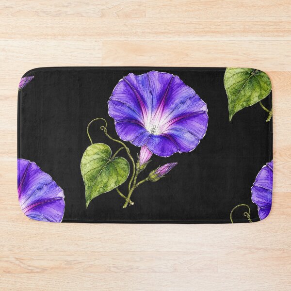 Item preview, Violet Morning Glory Illustration | Watercolor Botanical Flower Art designed and sold by ColorSplash123.