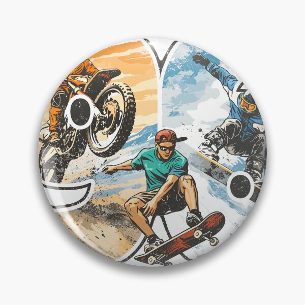 Item preview, Extreme Sports Moto Skate Snow T-Shirt designed and sold by Matinez Pink.