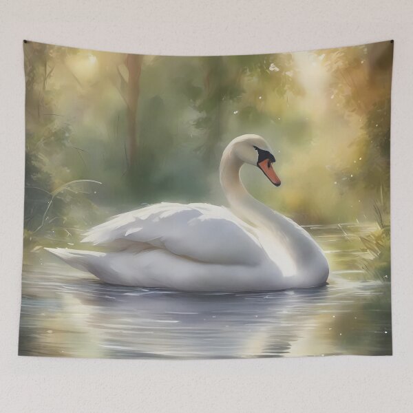 Item preview, White Swan in Lake designed and sold by CalmnessbyChoice.
