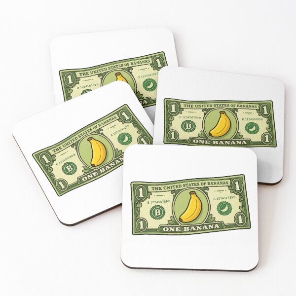 Item preview, One Banana Currency Funny Banana Money Design designed and sold by MonkiFlipp.