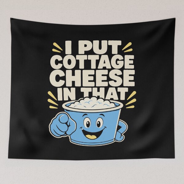 Item preview, Cottage Cheese Era High Protein Snack Foodie Gift designed and sold by AndreasMei.