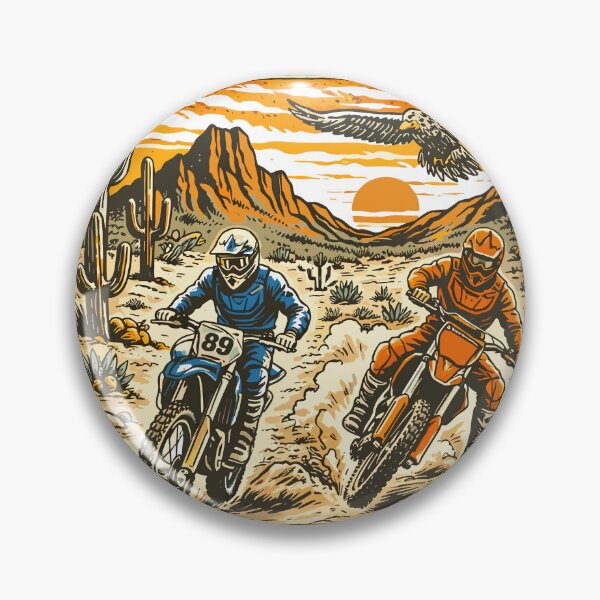 Item preview, Desert Motocross Race Poster designed and sold by Matinez Pink.