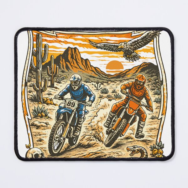 Item preview, Desert Motocross Race Poster designed and sold by Matinez Pink.