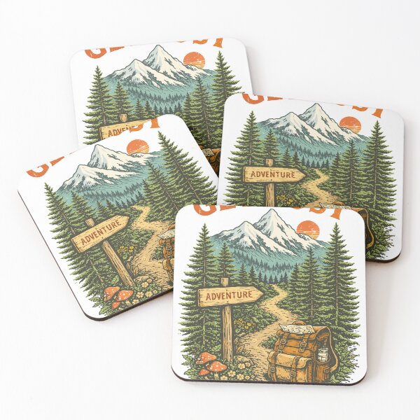 Item preview, Adventure Hiking Mountain Forest designed and sold by Matinez Pink.