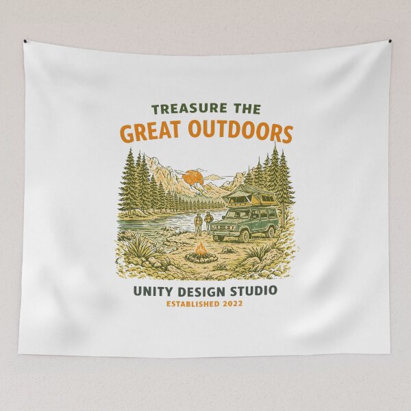 Item preview, Outdoor Adventure Camping T-Shirt designed and sold by Matinez Pink.