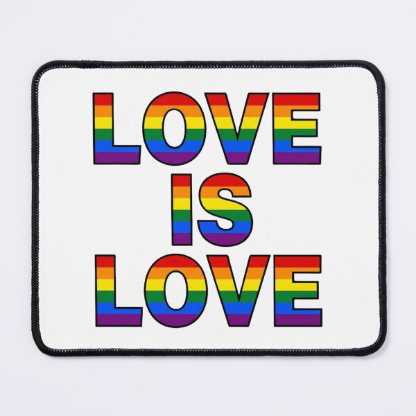 Item preview, Love Is Love Rainbow Pride Slogan Graphic designed and sold by Numair Baig.