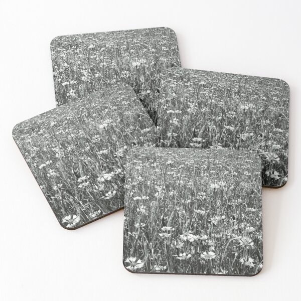 Item preview, Monochrome Meadow - Wildflower Pattern designed and sold by alicjamiekina.