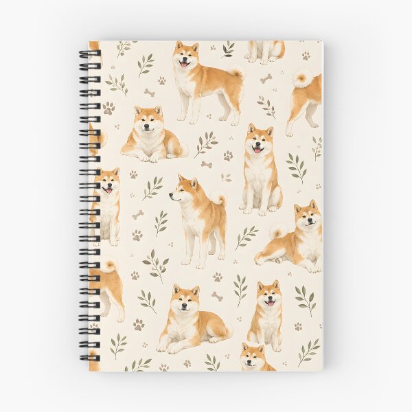 Item preview, Shiba Inu Botanical Pattern – Cute Dog Lover Seamless Design designed and sold by blankTeeShirt.