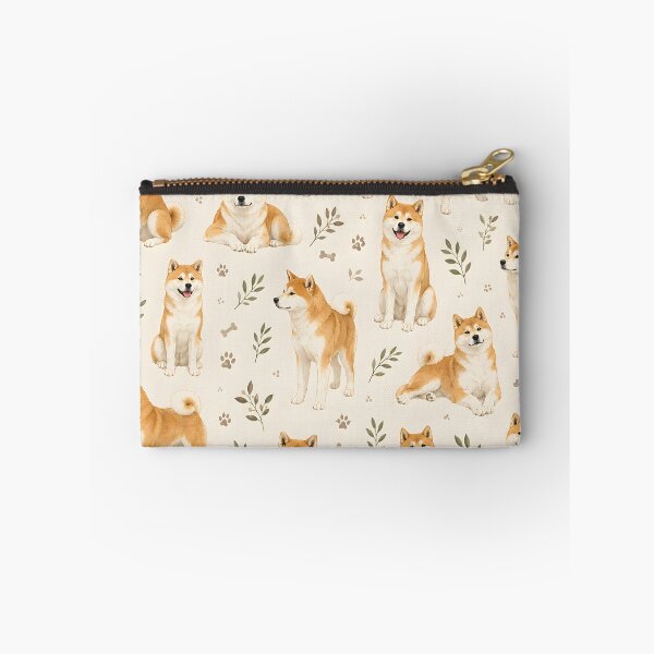 Item preview, Shiba Inu Botanical Pattern – Cute Dog Lover Seamless Design designed and sold by blankTeeShirt.