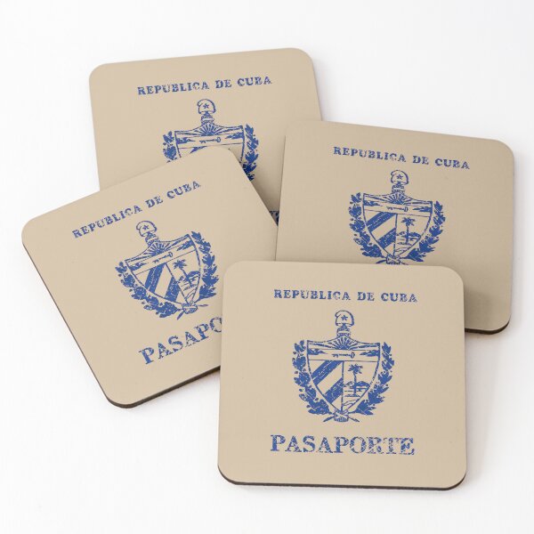 Item preview, Cuban Passport Vintage Blue designed and sold by Lidra Zehcnas.