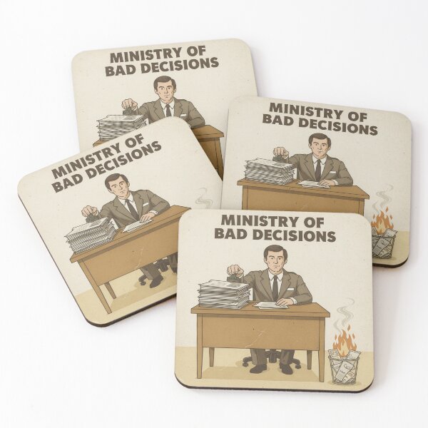 Item preview, Ministry of Bad Decisions designed and sold by PictorialWhimsy.