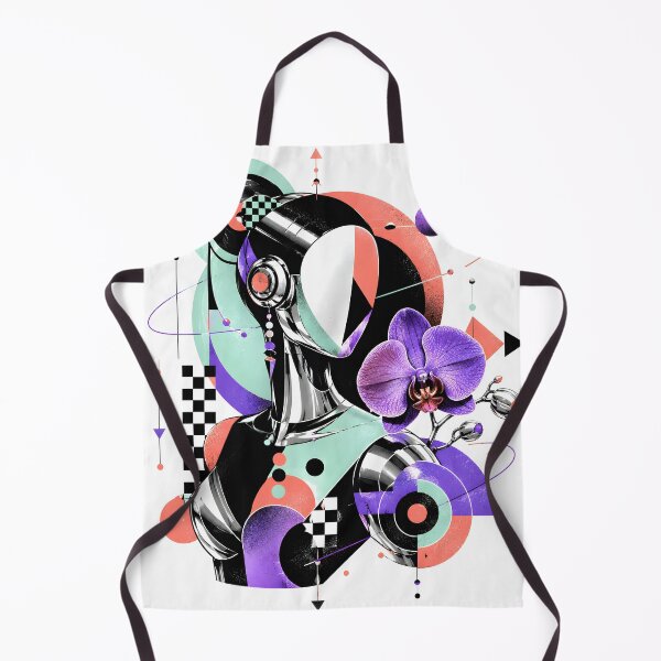 Item preview, Abstract Cyber Orchid Woman designed and sold by Craft Design Alchemy.