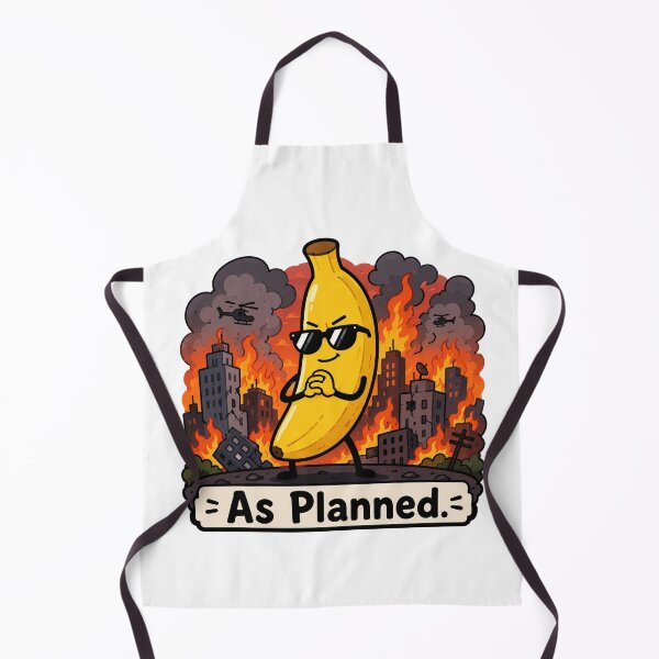 Item preview, As Planned Funny Chaos Banana Meme Design designed and sold by MonkiFlipp.
