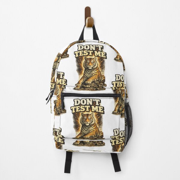Item preview, Dont Test Me Fierce Tiger Fire Art – Bold Confidence Attitude Humor | Strong Personality Gift designed and sold by irfanshikh.