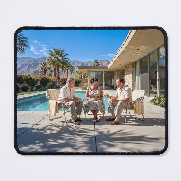 Item preview, Sinatra Bennett Fitzgerald Pool Side Palm Springs designed and sold by Home Decor Art.