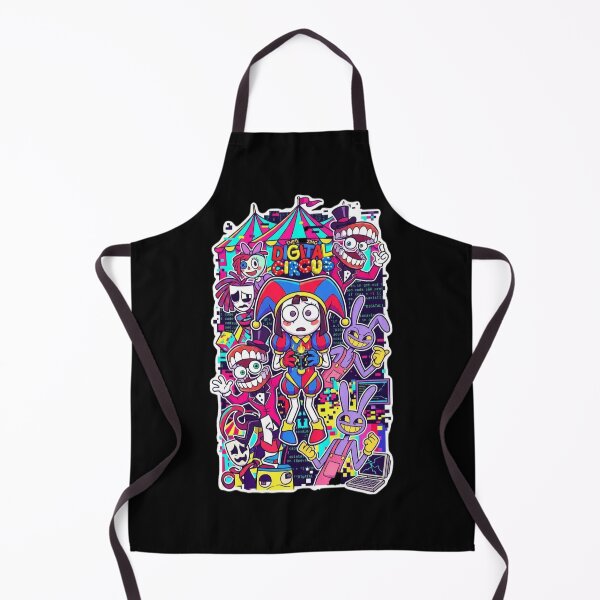 Item preview, The Amazing Digital Circus Fanart - Colorful Retro Glitch Sticker . designed and sold by AGawas.
